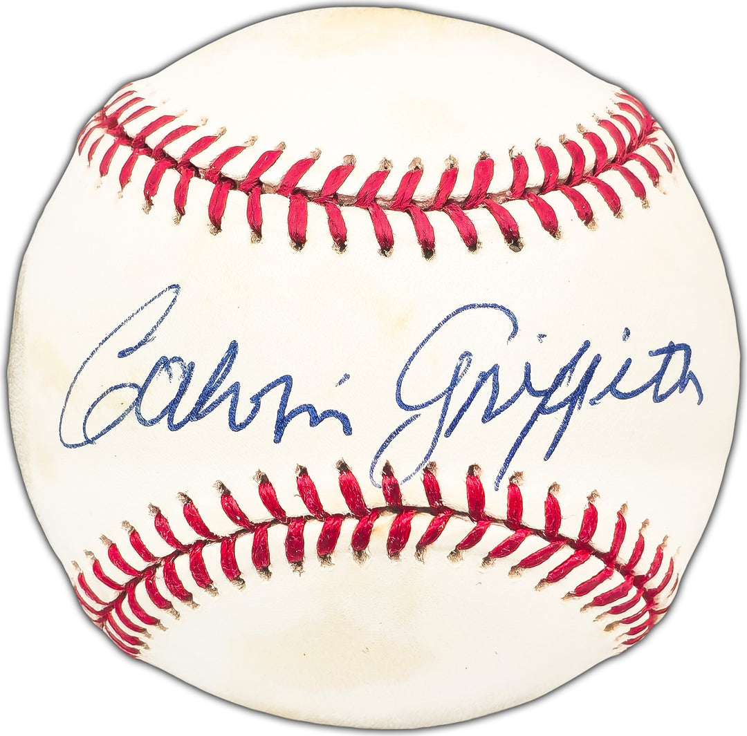 Calvin Griffith Signed Official AL Baseball Minnesota Twins Owner Beckett