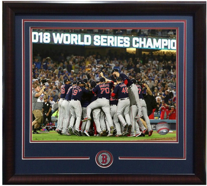 Boston Red Sox 2018 World Series Champs 8x10 team celebration photo framed coin
