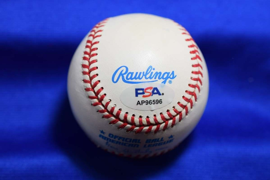 Bernie Williams PSA DNA Autograph American League OAL Signed Baseball Yankees