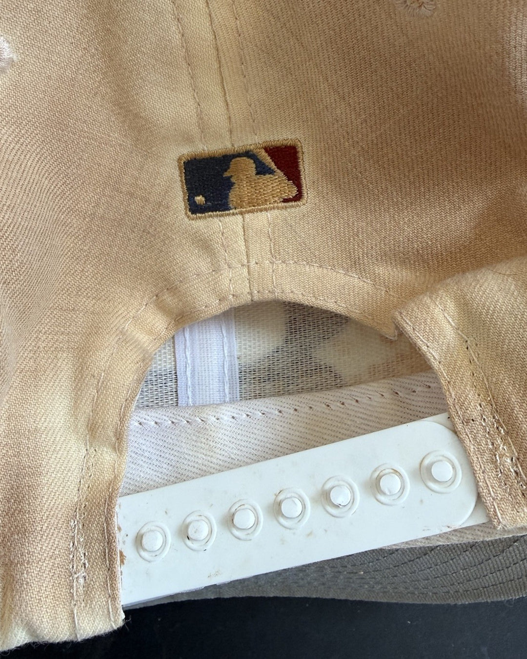 1996 Yankees World Series Game Worn Used Locker Room Celebration Hat Pat Kelly