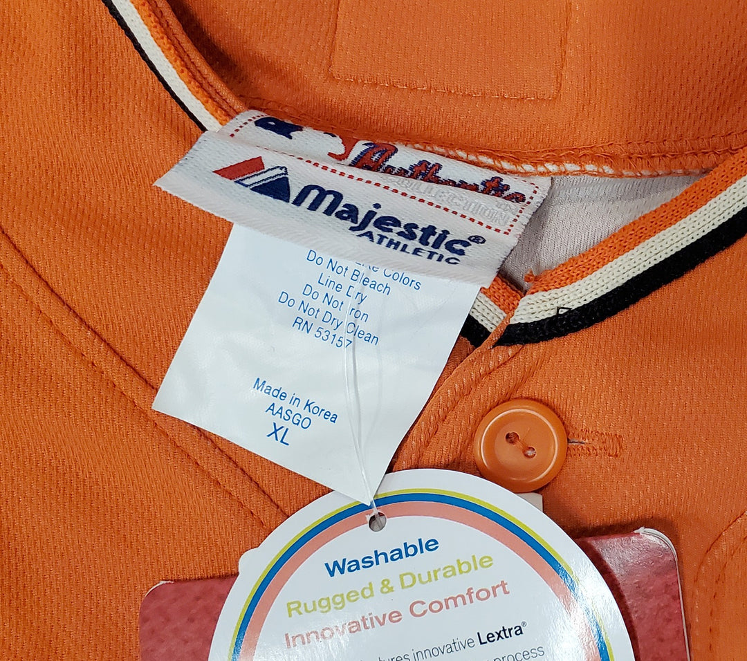 Mariners Ichiro Suzuki Auto Orange Majestic 2007 All-Star Game Jersey 07 ASG MVP