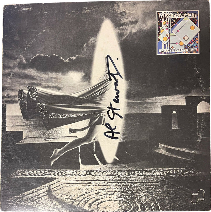 Al Stewart signed 1973 Janus Records Past,Present & Future Album Vinyl- Beckett