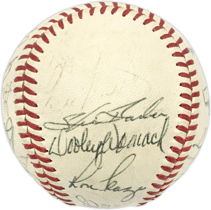 1969 Pilots Team Signed Auto Cronin AL Baseball 28 Sigs Miguel Fuentes Beckett
