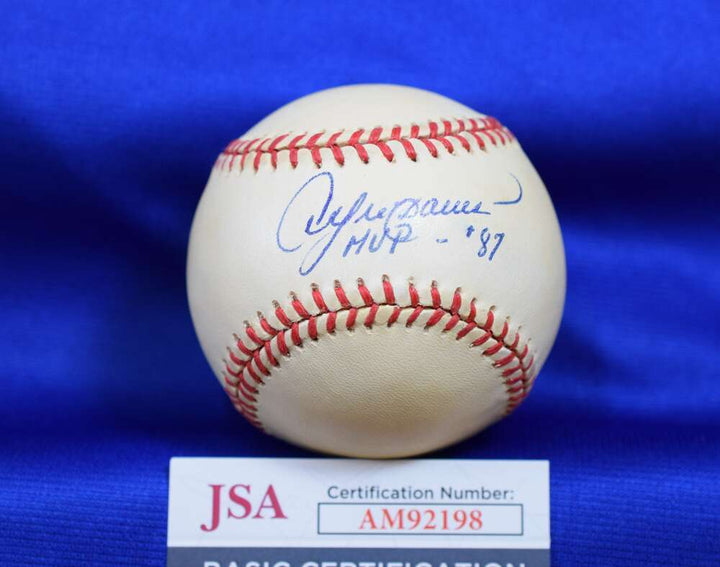 Andre Dawson MVP 87 JSA Coa Autograph National League ONL Signed Baseball
