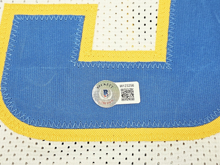 Los Angeles Chargers Kenneth Murray Jr. Signed White Jersey Beckett Wit