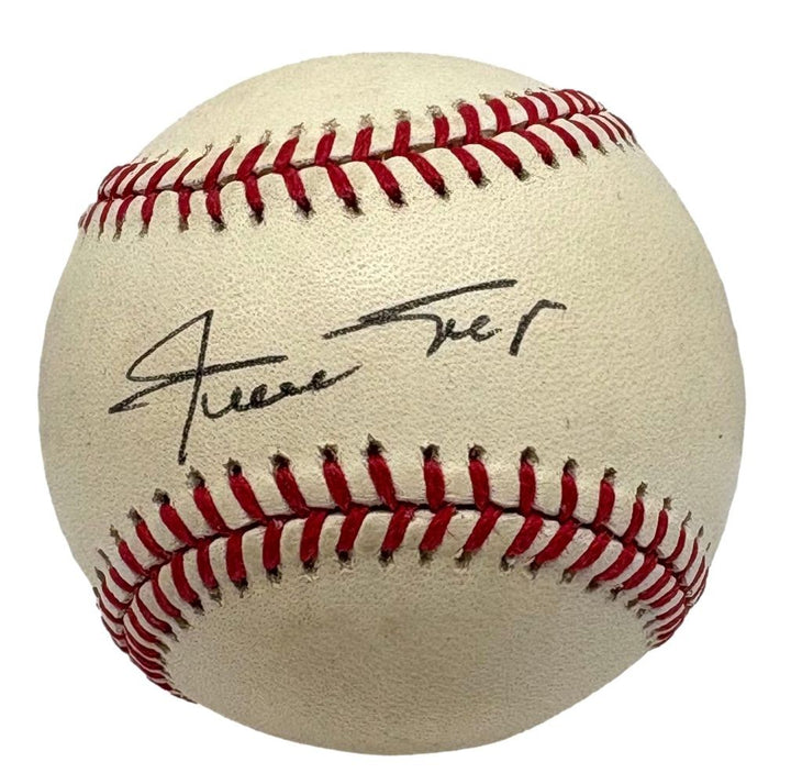 Willie Mays San Francisco Giants Signed Official NL Baseball BAS AE65413