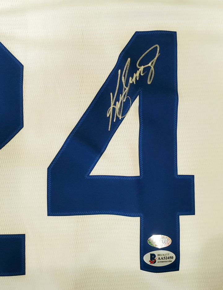 Seattle Mariners Ken Griffey Jr. Signed White Nike Jersey Size L Beckett & MCS