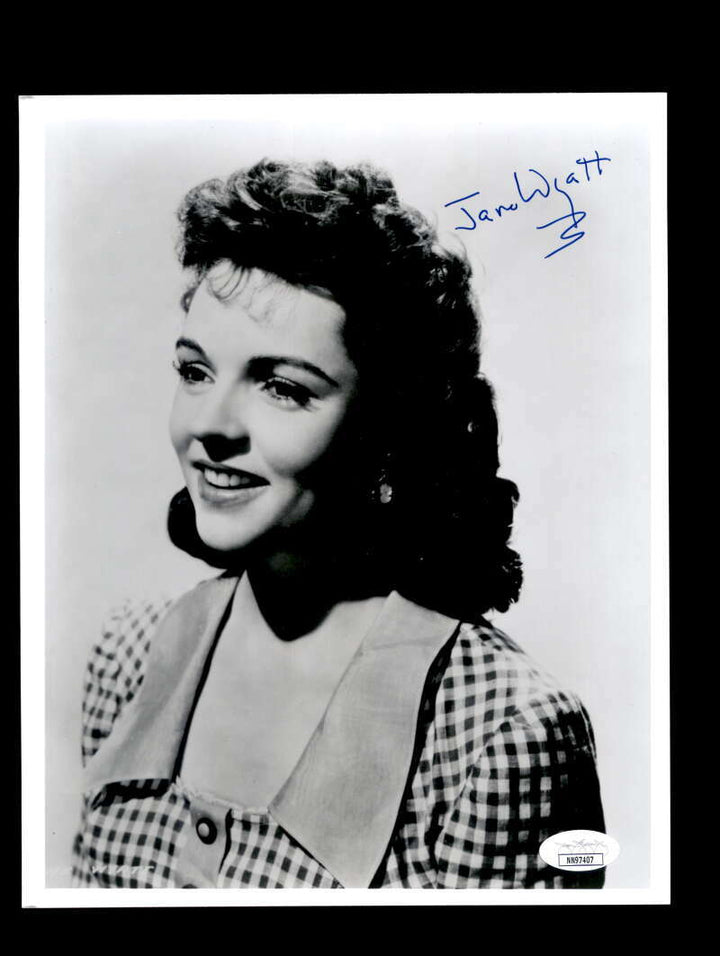 Jane Wyatt JSA Coa Signed 8x10 Photo Autograph