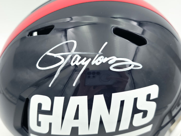 Lawrence Taylor Auto Giants Blue 80-99 Throwback Full Size Speed Replica Helmet