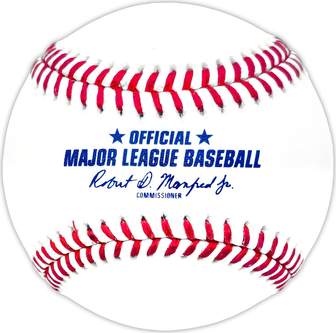Jim Leyland Signed Official HOF Logo Baseball Detroit Tigers Beckett Witness