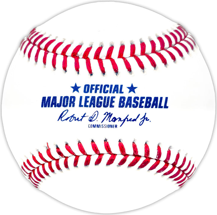 Jim Leyland Signed Official HOF Logo Baseball Detroit Tigers Beckett Witness