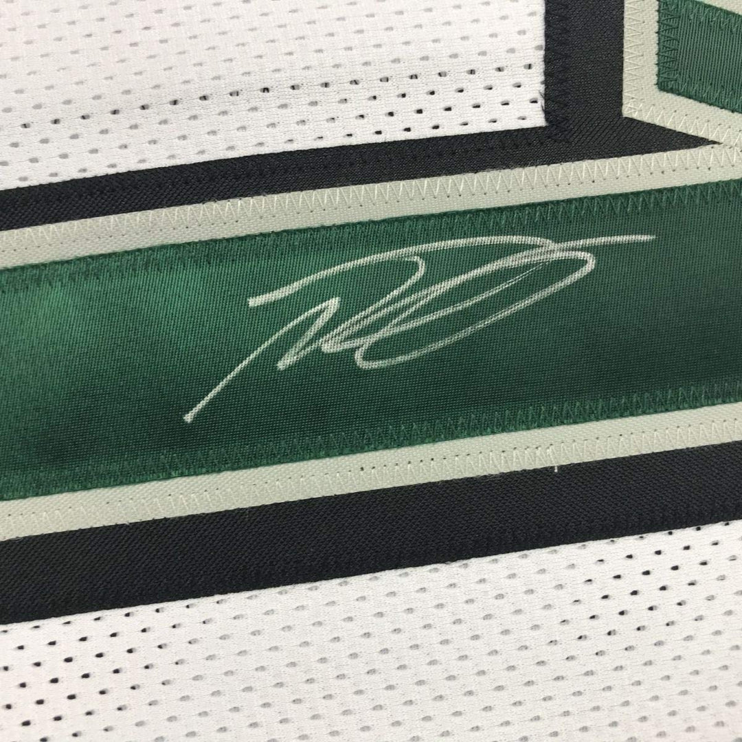 Framed Signed DeSean Jackson 35x39 Philadelphia White Jersey PSA/DNA COA