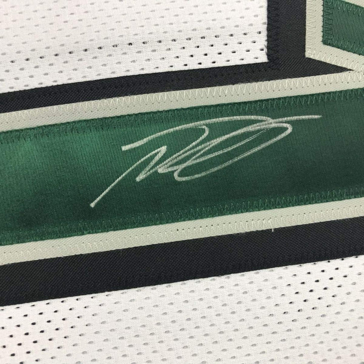 Framed Signed DeSean Jackson 35x39 Philadelphia White Jersey PSA/DNA COA