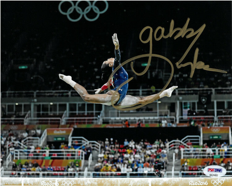 Gabby Douglas signed 2016 Rio Olympics Gymnastic 16x20 Photo- PSA ITP (USA GOLD)