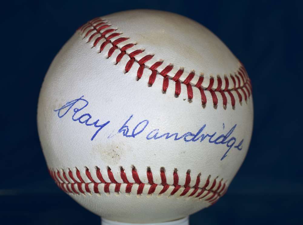 Ray Dandridge Psa/dna Cert Signed National League Autograph Baseball Authentic