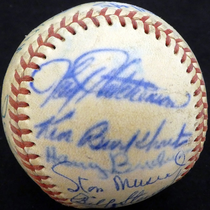 1950 Spring Training Signed NL Baseball With 24 Total Signatures Stan Musial