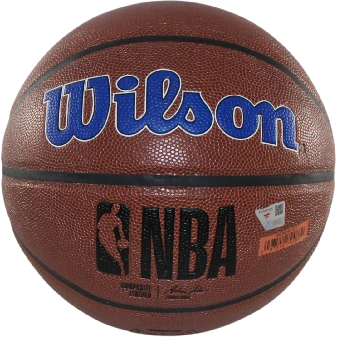 Chris Webber Autographed Golden State Warriors Logo Basketball Fanatics 57138