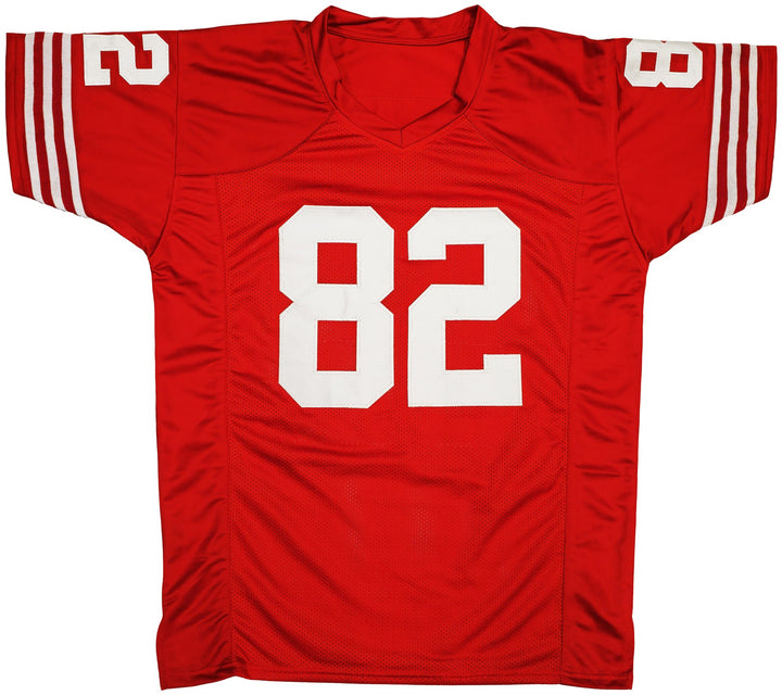 San Francisco 49ers John Taylor Autographed Signed Red Jersey Beckett Witness