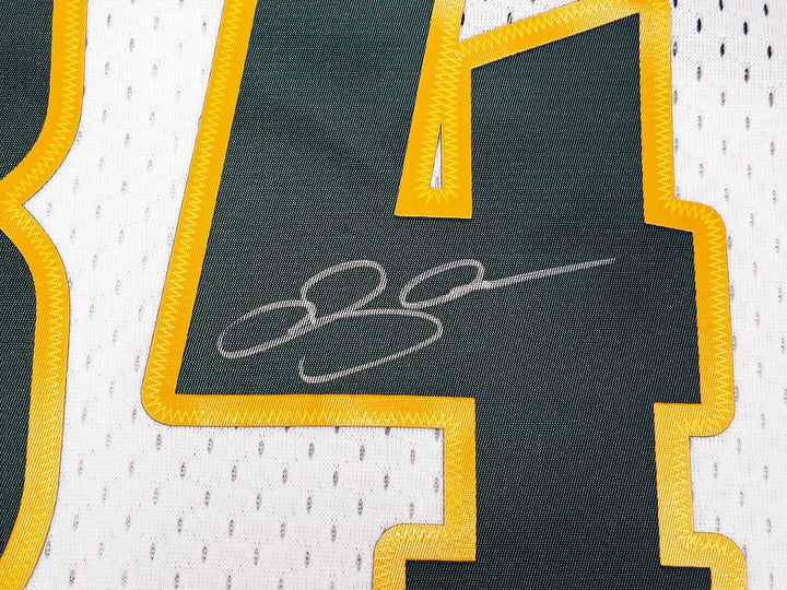 Sonics Ray Allen Auto White Mitchell Ness 06-07 Ray Allen HWC Swingman Jersey 2X
