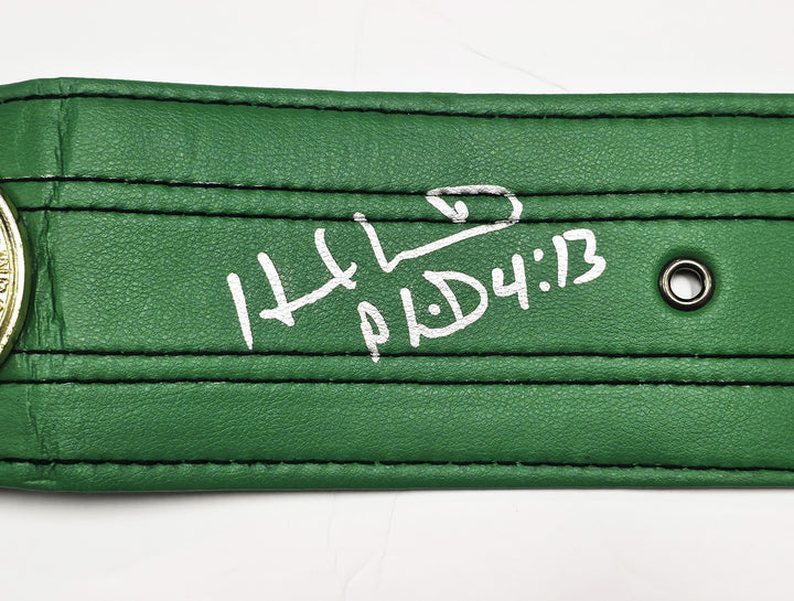 Mike Tyson & Evander Holyfield Auto Green WBC World Championship Boxing Belt JSA