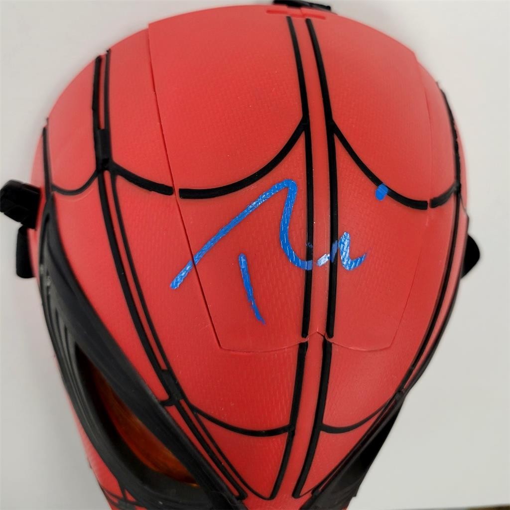 Tobey Maguire signed Spider-Man Glow FX Mask autograph ~ Beckett BAS