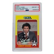 Chevy Chase Signed SNL Weekend Update Trading Card PSA/DNA Auto Gem Mint 10