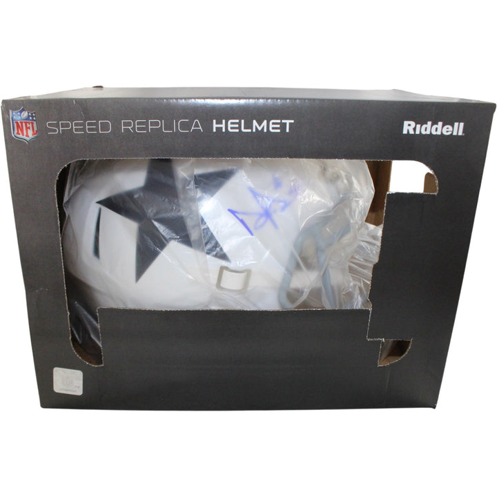 Dak Prescott Autographed/Signed Dallas Cowboys F/S TB 60-63 Helmet Beckett 56339