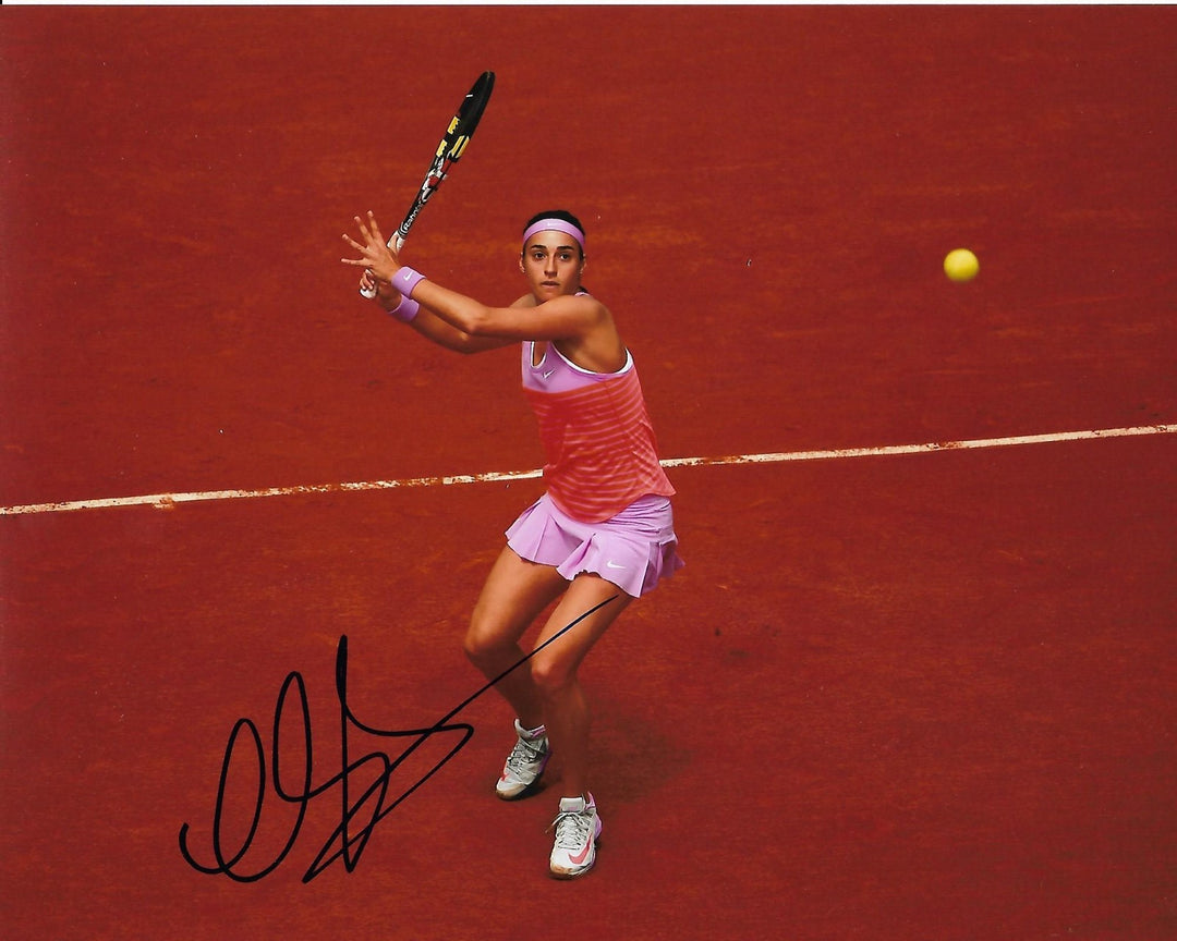 CAROLINE GARCIA SIGNED AUTOGRAPHED 8X10 PHOTO TENNIS WIMBLEDON FRENCH US COA A