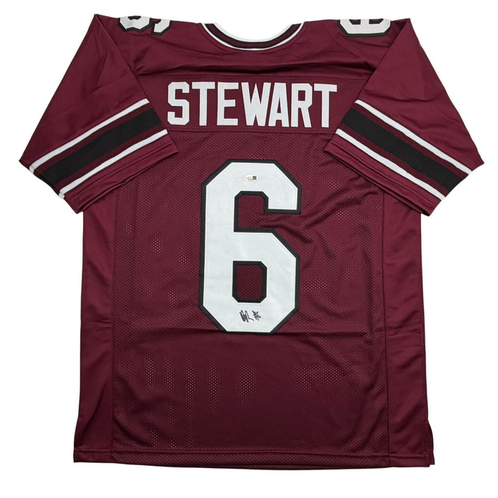 Autographed/Signed Dylan Stewart South Carolina Maroon College Jersey JSA COA