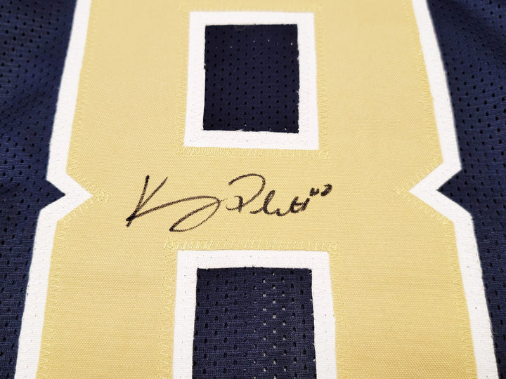 Pittsburgh Panthers Kenny Pickett Signed Navy Jersey Beckett