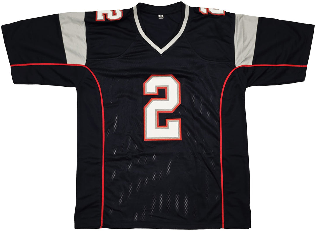 New England Patriots Doug Flutie Signed Blue Jersey Beckett Witness
