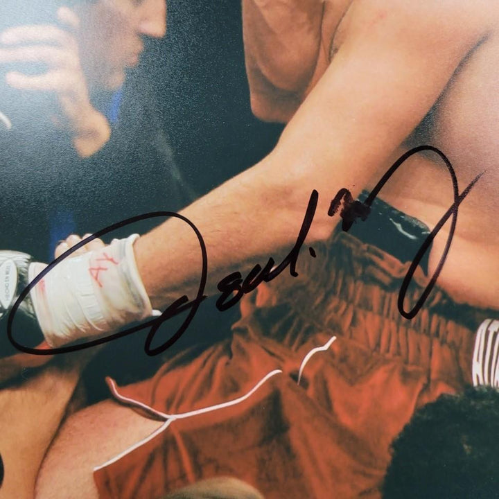 Oscar De La Hoya autograph signed 11x14 photo boxing HOF ~ Beckett BAS Holo