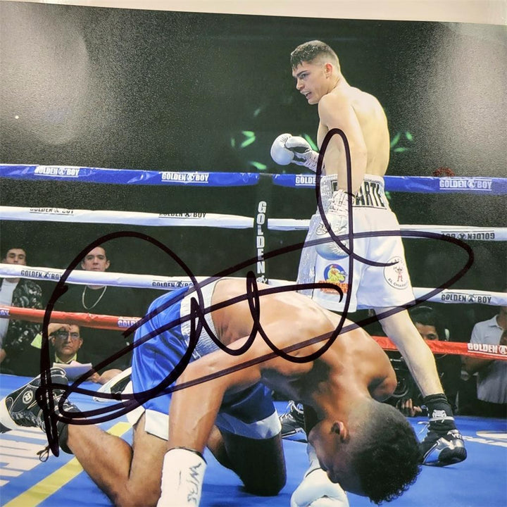 Oscar Duarte signed Boxing 8x10 photo #2 autograph ~ Beckett BAS Holo