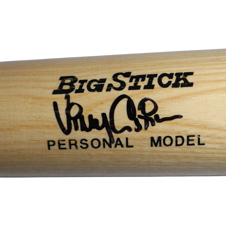Vinny Castilla Signed Colorado Rockies 1993 Season To Remember Bat Beckett 53420