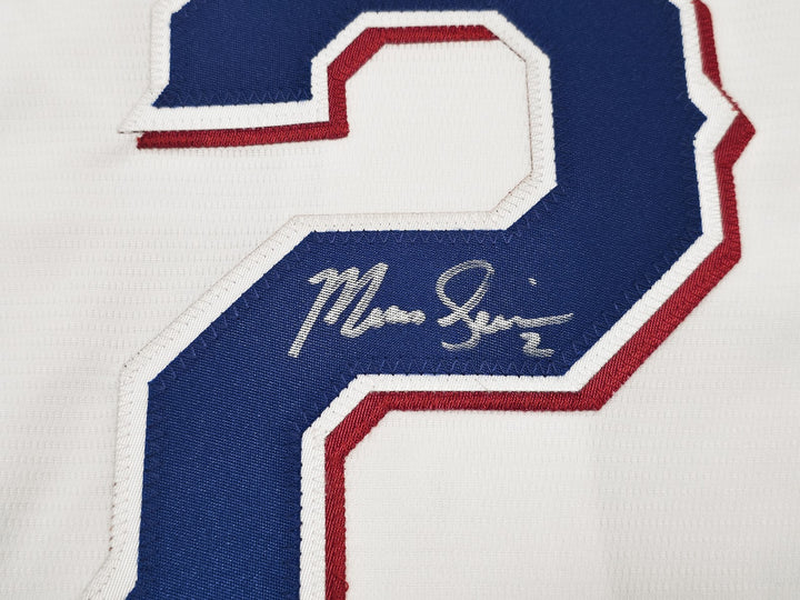 Texas Rangers Marcus Semien Signed White Nike Jersey Size XXL Beckett Wit