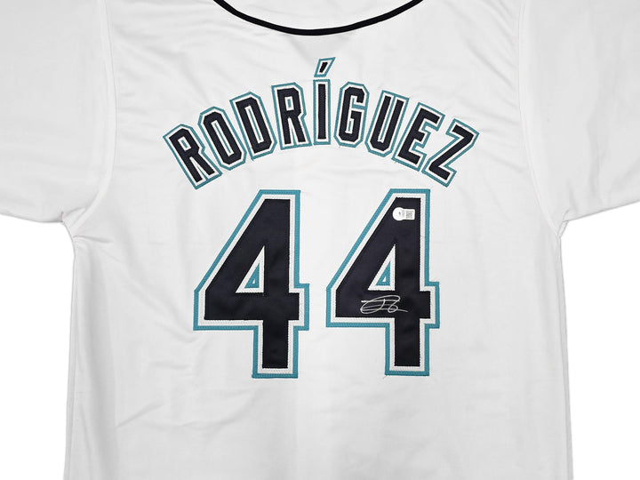Seattle Mariners Julio Rodriguez Signed White Jersey Beckett
