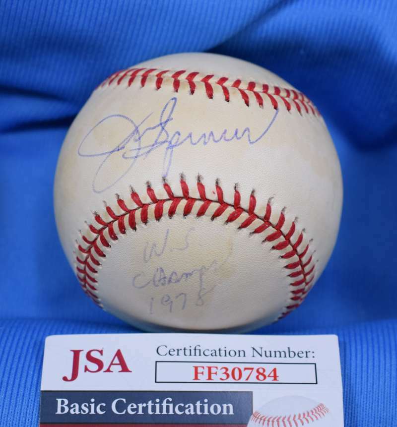 Jim Spencer 78 WS Champs JSA Coa Autograph American League Signed Baseball