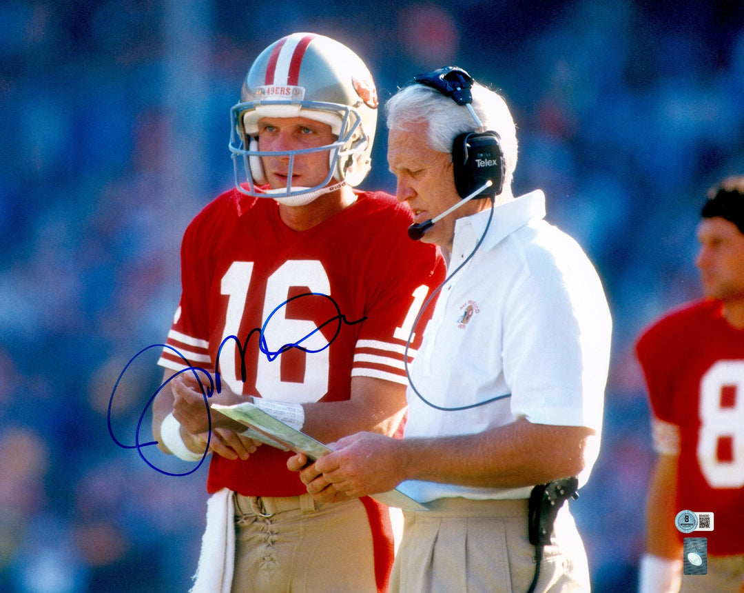 Joe Montana Autographed Signed 16x20 Photo San Francisco 49ers Beckett
