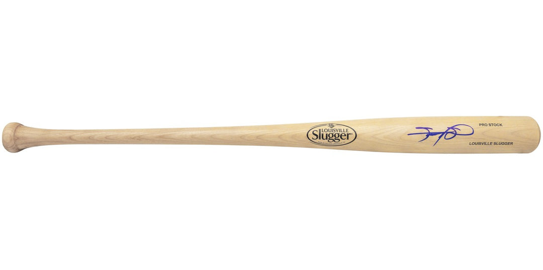 Sammy Sosa Signed Blonde L Slugger Pro Stock Baseball Bat Cubs Beckett Wit