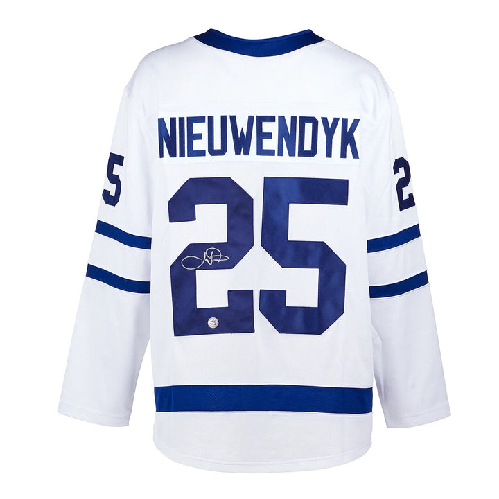 Joe Nieuwendyk Signed Toronto Maple Leafs White Fanatics Breakaway Jersey