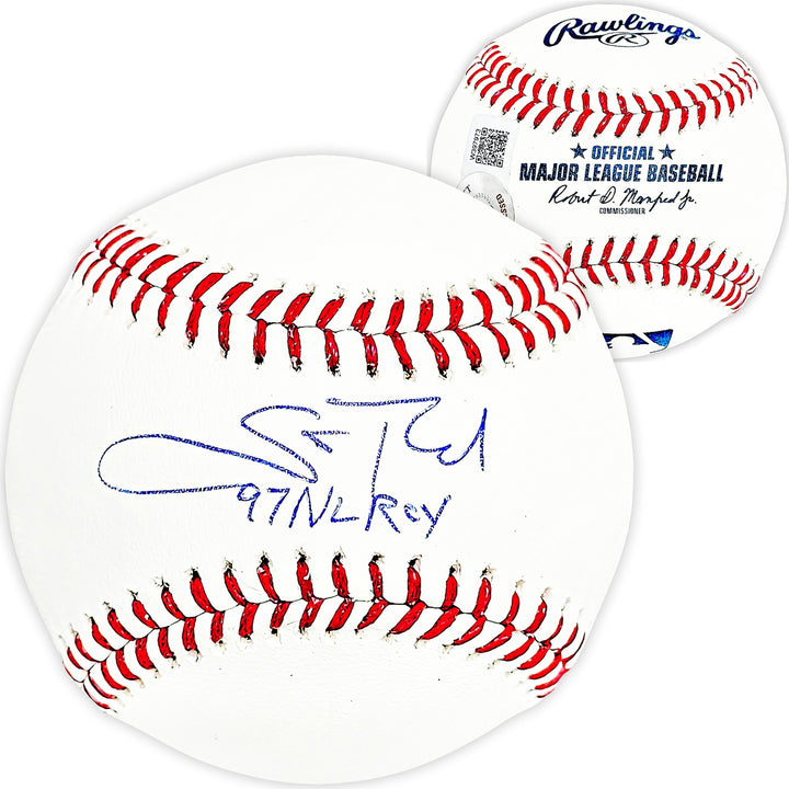 Scott Rolen Signed MLB Baseball Philadelphia Phillies "97 NL ROY" Beckett Wit