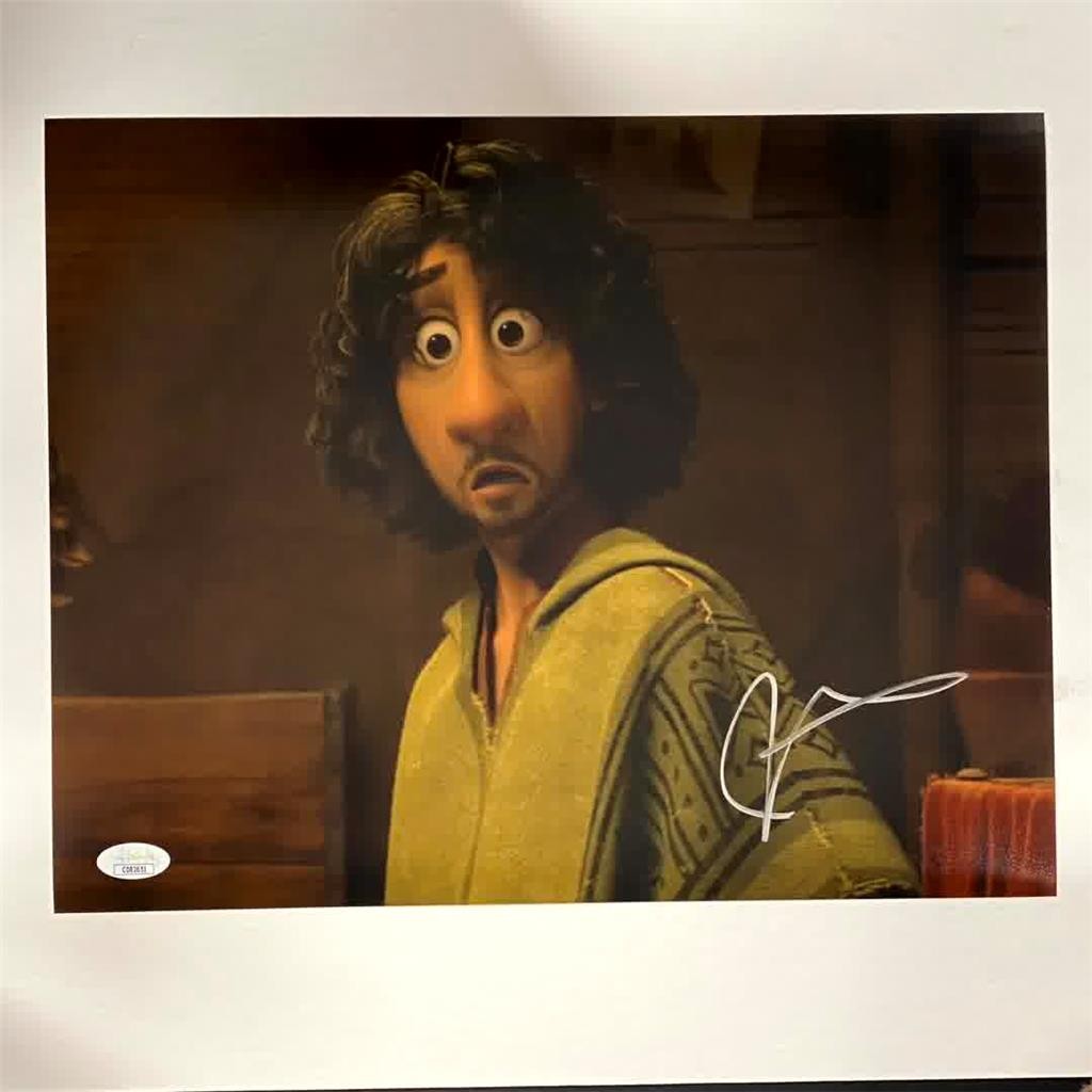 John Leguizamo signed Bruno Madrigal Encanto 11x14 Photo autograph (A) ~ JSA