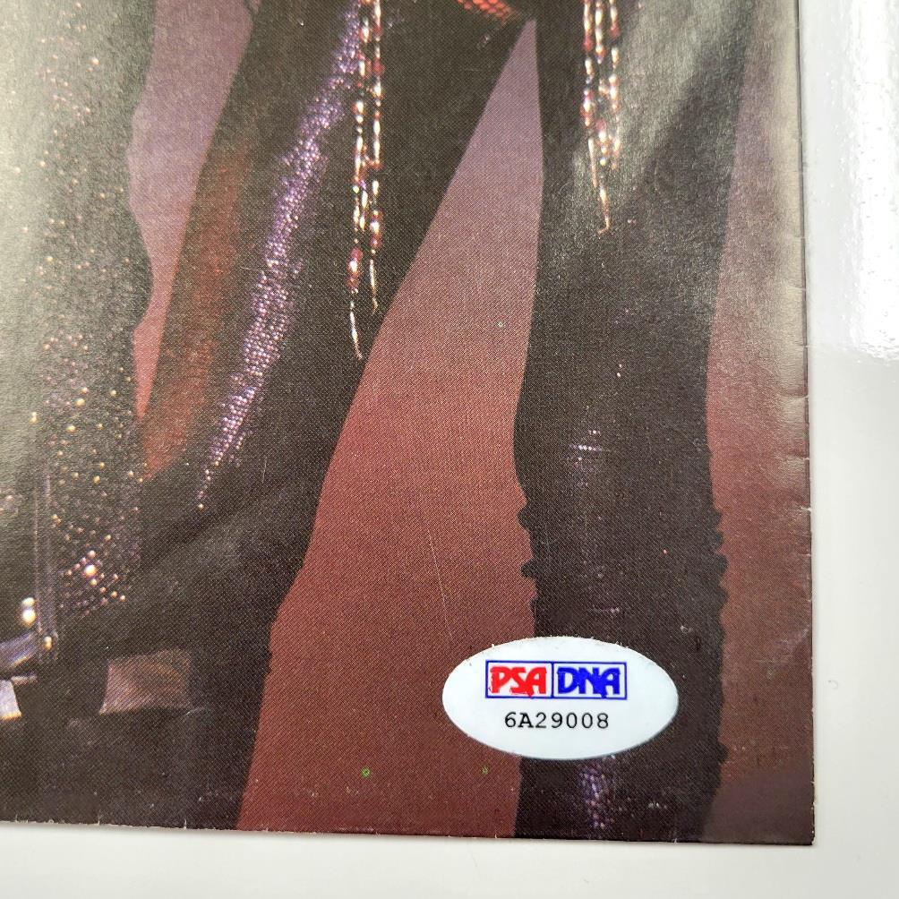 Vince Neil signed Motley Crue vinyl record album cover ~ PSA/DNA COA