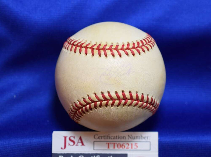 Todd Helton JSA Coa Autograph Major League OML Signed BasebaLL