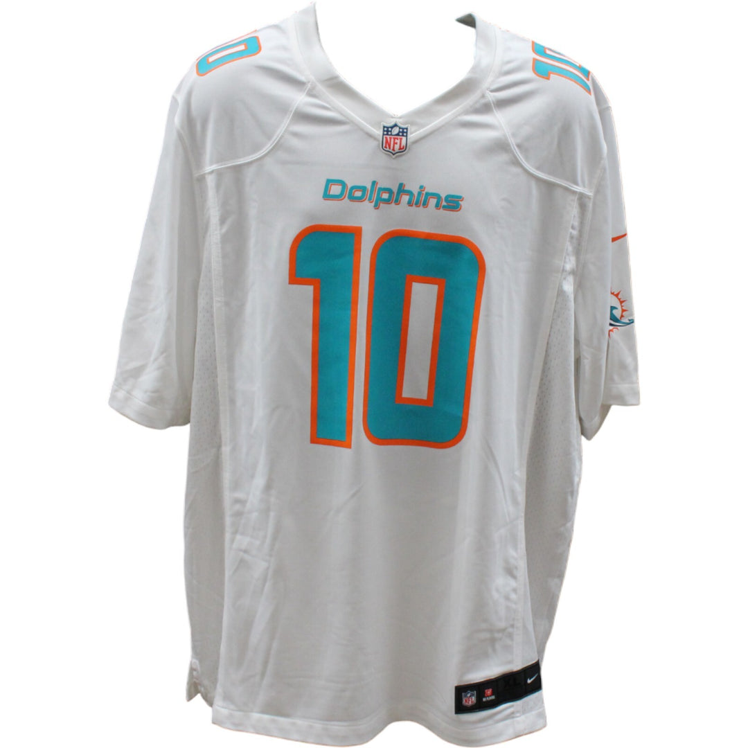 Tyreek Hill Autographed Miami Dolphins White Nike Jersey Beckett 44970