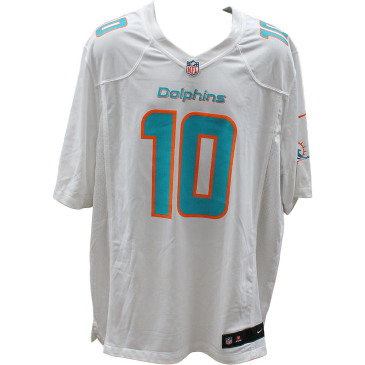 Tyreek Hill Autographed Miami Dolphins White Nike Jersey Beckett 44970