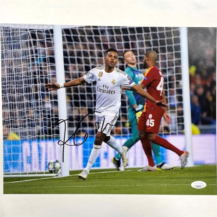Rodrygo signed Real Madrid 11x14 photo autograph Brazil ~ JSA