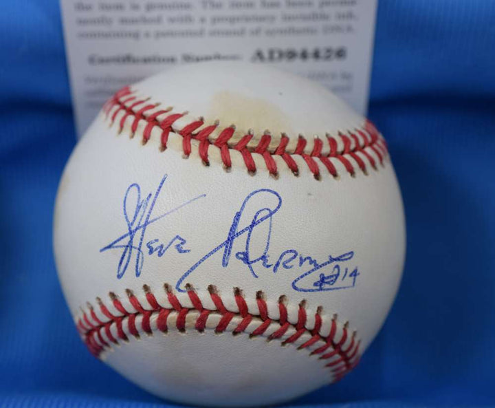 Steve Palermo Umpire Signed Psa Dna Coa American League Oal Baseball  Autograph