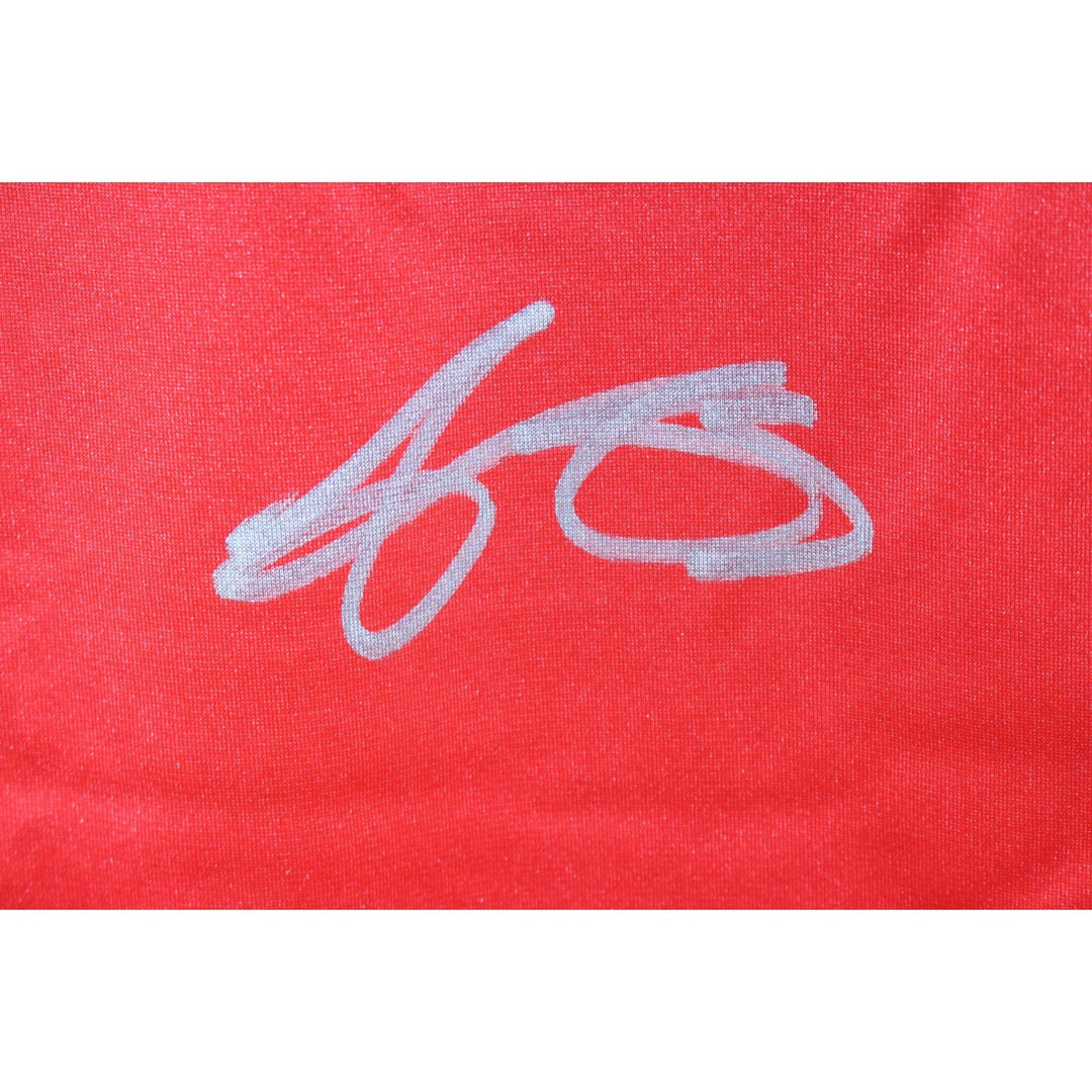 AJ Brown Autographed New England Patriots Nike Size XL Jersey Beckett WIT 57959