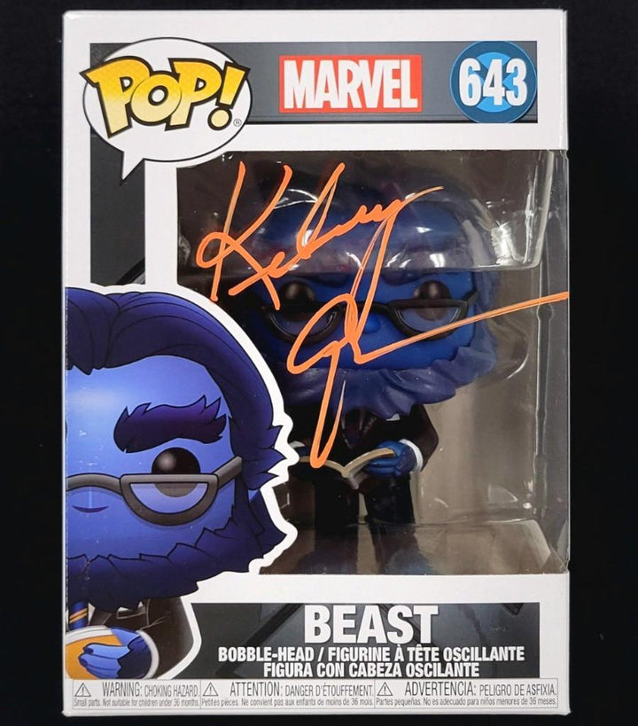 Kelsey Grammer signed Beast X-Men Funko Pop! figure orange autograph BAS Beckett
